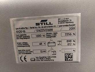 Gabelstapler gebraucht STILL RX 20-16 ELEKTRO DREIRADFRONTSTAPLER (13059656)