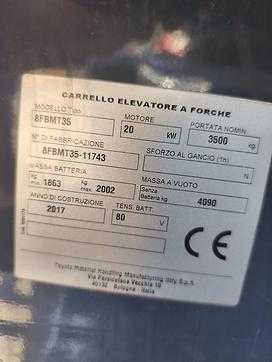 Gabelstapler gebraucht TOYOTA 8FBMT35 ELEKTRO VIERRADFRONTSTAPLER (13067813)