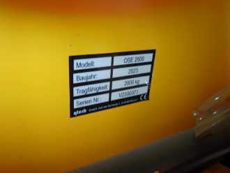 Gabelstapler gebraucht WEITERE OSE2500 ELEKTRO NIEDERHUBWAGENDEICHSEL (13070422)