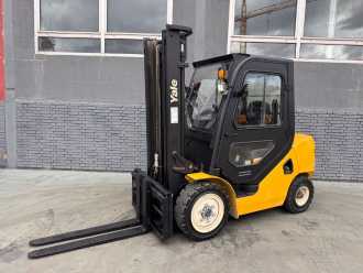 Gabelstapler gebraucht YALE GDP 30 UX Baujahr 2021 /Stunden 487/ Kabine/Duplex DIESEL VIERRADFRONTSTAPLER (13000988)