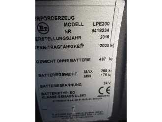 Használt targonca BT LPE200 ELEKTRO NIEDERHUBWAGENFAHRERSTAND (13071610)