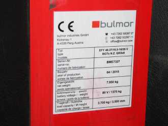 Használt targonca BULMOR EFY 40.37/18.5-16/55V ELEKTRO VIERWEGESTAPLER (12793079)