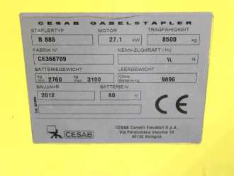 Használt targonca CESAB B 885 ELEKTRO VIERRADFRONTSTAPLER (12927463)