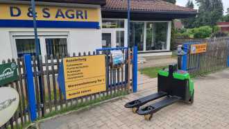 Használt targonca CESAB P216i ELEKTRO NIEDERHUBWAGENSEMIELEKTRISCH (13062731) backdrop