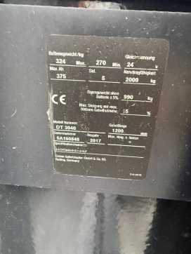 Használt targonca CROWN DT 3040 Baujahr 2017/ Stunden 5108 Akku 2020 ELEKTRO HOCHHUBWAGENDEICHSEL (13072025)