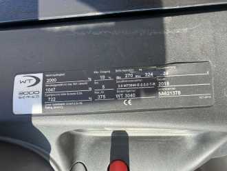 Használt targonca CROWN WT 3040 Baujahr 2018/ Stunden 2146 Akku 2019 ELEKTRO HOCHHUBWAGENDEICHSEL (13064198)