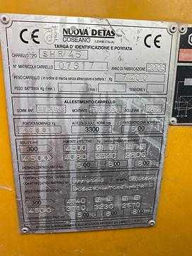 Használt targonca DETAS SE432 ELEKTRO VIERRADFRONTSTAPLER (12961401)