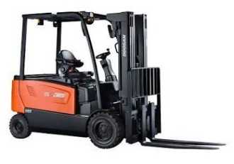 Használt targonca DOOSAN B35X-7 ELEKTRO VIERRADFRONTSTAPLER (13074833) backdrop
