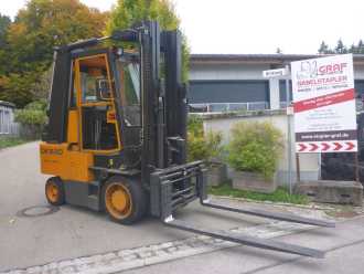 Használt targonca HUBTEX DKS-80 DIESEL VIERRADFRONTSTAPLER (13075980)