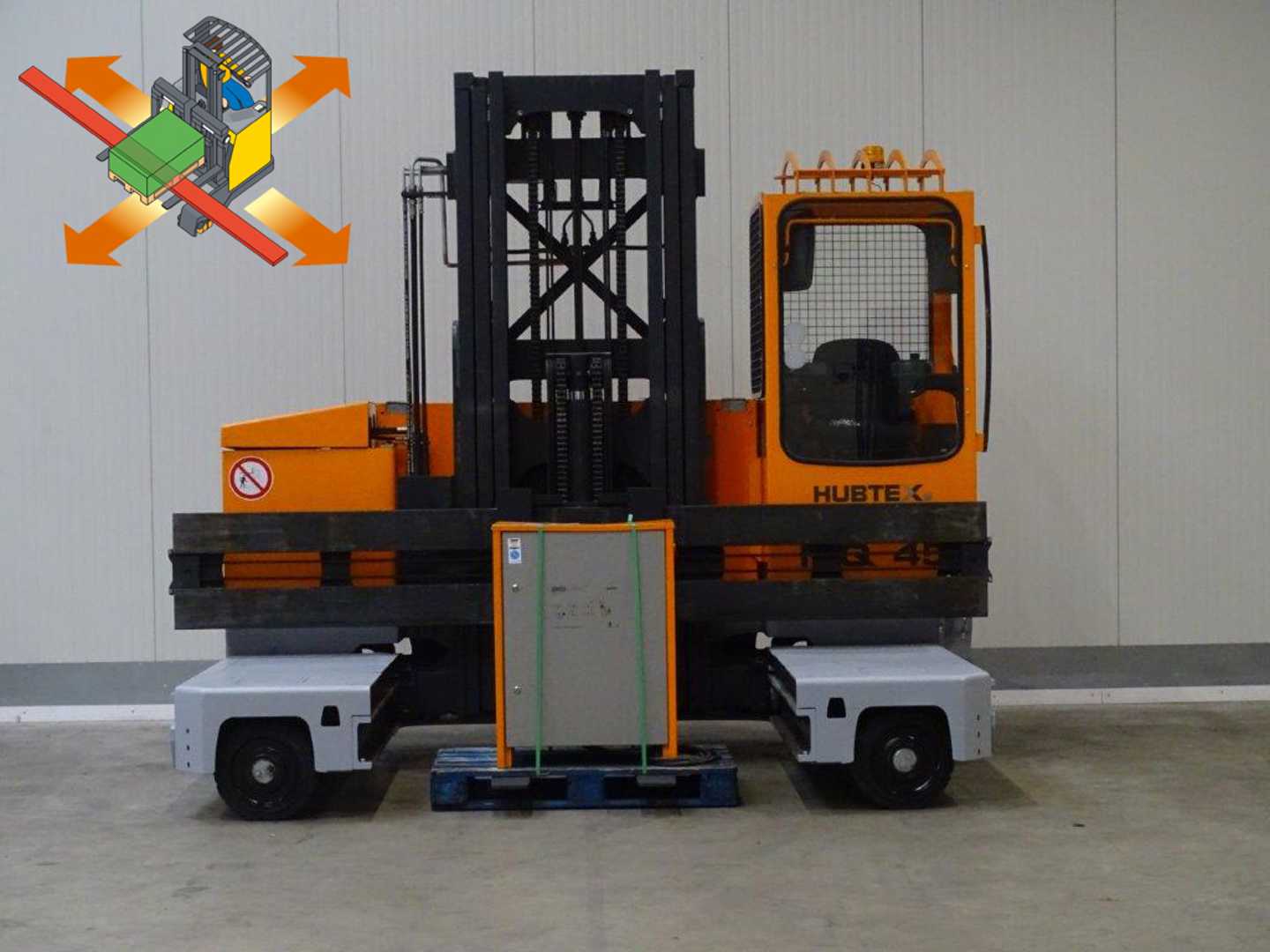 Használt targonca HUBTEX MQ45 ELEKTRO VIERWEGESTAPLER (12948110)