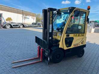 Használt targonca HYSTER 4.45m / nur 467h DIESEL VIERRADFRONTSTAPLER (13044739)