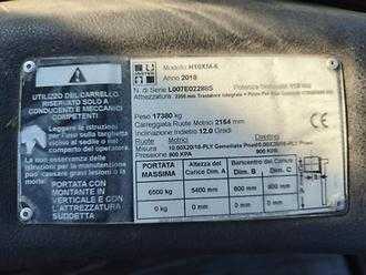 Használt targonca HYSTER H10.00XM6 DIESEL VIERRADFRONTSTAPLER (13022398)
