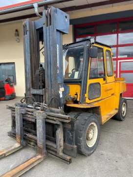 Használt targonca JUNGHEINRICH DFG 80 DIESEL VIERRADFRONTSTAPLER (13043250) backdrop