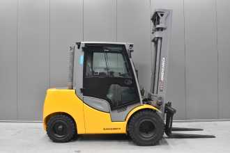 Használt targonca JUNGHEINRICH DFG S50s /55292/ DIESEL VIERRADFRONTSTAPLER (13070402)