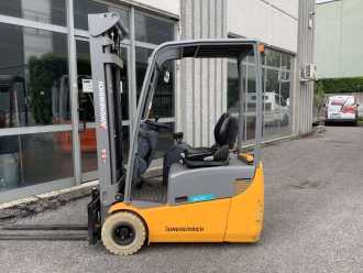 Használt targonca JUNGHEINRICH EFG 115 ELEKTRO DREIRADFRONTSTAPLER (13064822)
