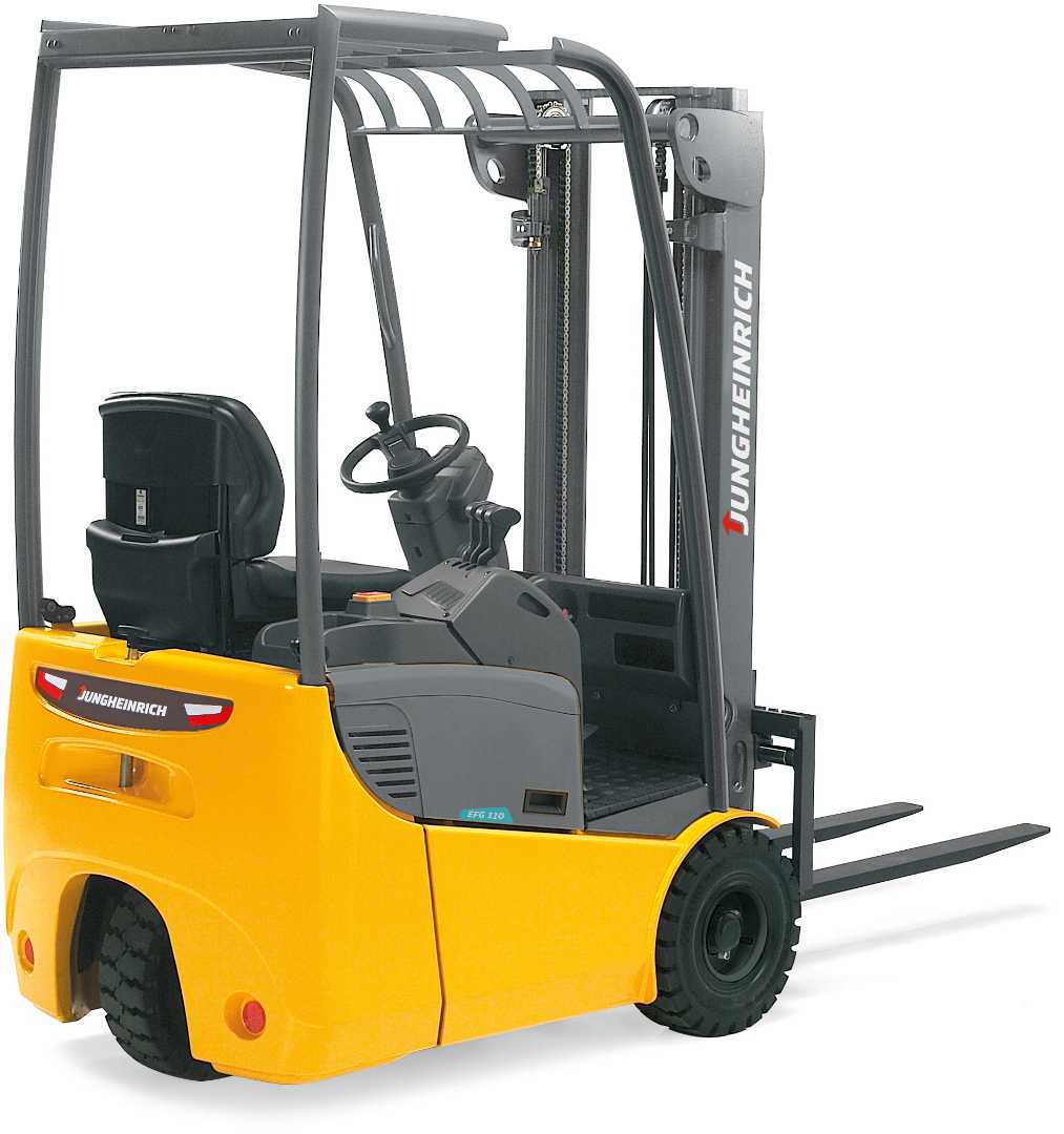 Használt targonca JUNGHEINRICH EFG 115 SP GE 110-450DZ ELEKTRO DREIRADFRONTSTAPLER (13062301)