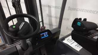Használt targonca JUNGHEINRICH EFG 213 SP G+E 115 480 DZ ELEKTRO VIERRADFRONTSTAPLER (12990224)