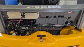 Használt targonca JUNGHEINRICH EFG 215 G115-330ZZ ELEKTRO DREIRADFRONTSTAPLER (13070490)