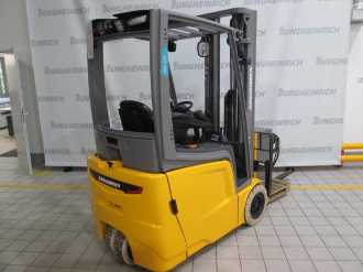 Használt targonca JUNGHEINRICH EFG 215 SP GE 115-500 DZ ELEKTRO VIERRADFRONTSTAPLER (13038928)