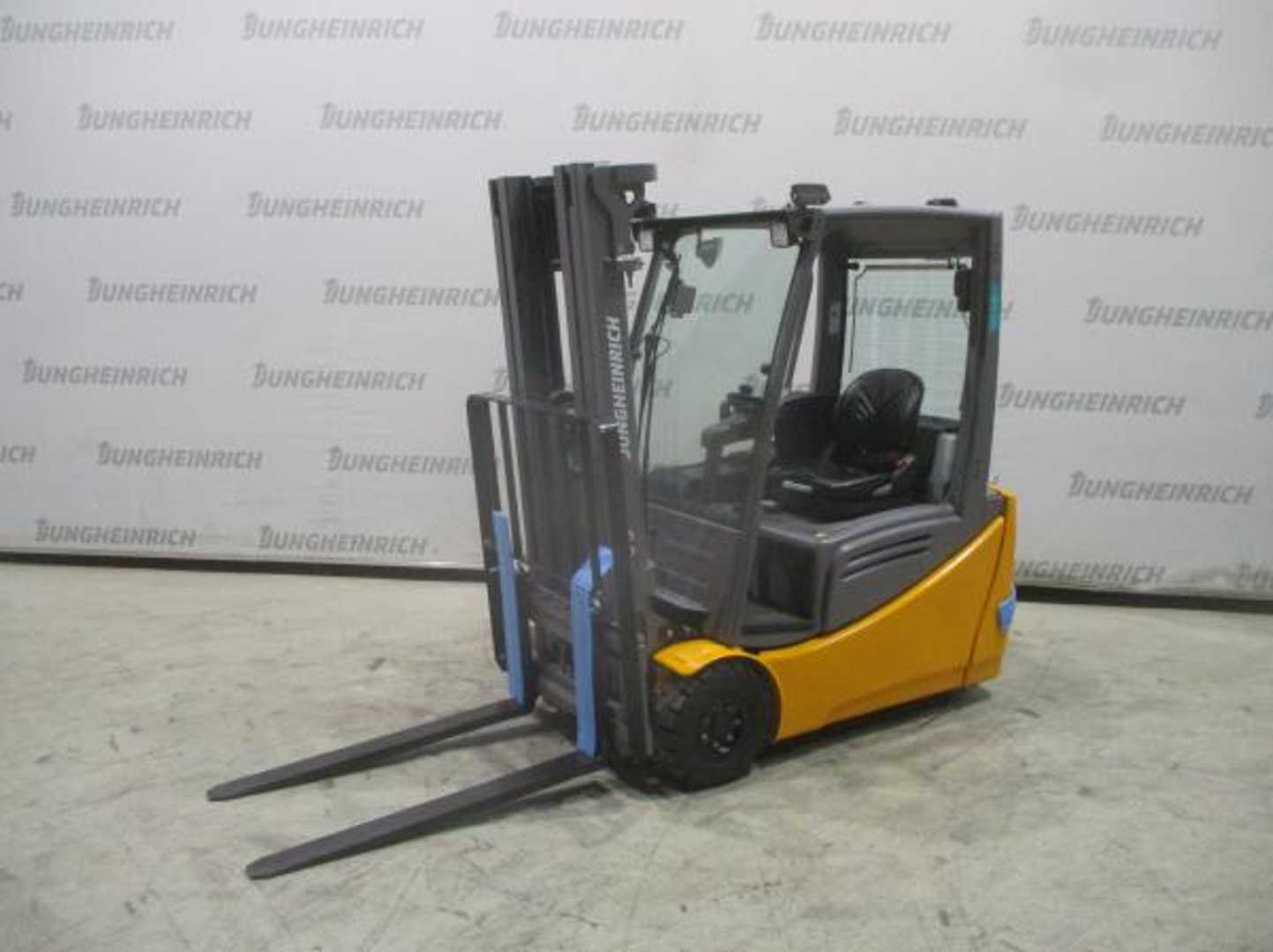 Használt targonca JUNGHEINRICH EFG 216 Li SP GE 115-464 DZ ELEKTRO VIERRADFRONTSTAPLER (13074952)