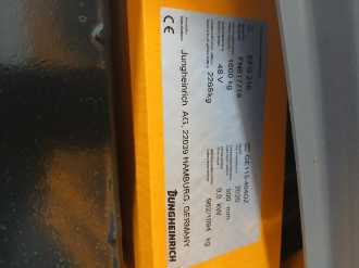 Használt targonca JUNGHEINRICH EFG 216 SP GE 115 464 DZ ELEKTRO VIERRADFRONTSTAPLER (13065605)
