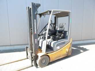 Használt targonca JUNGHEINRICH EFG 216k-330 ZZ ELEKTRO DREIRADFRONTSTAPLER (12884855) backdrop