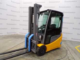 Használt targonca JUNGHEINRICH EFG 216k SP G+E 115-464 DZ ELEKTRO VIERRADFRONTSTAPLER (12976160) backdrop