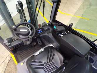 Használt targonca JUNGHEINRICH EFG 216k SP G+E 115-464 DZ ELEKTRO VIERRADFRONTSTAPLER (12976160)