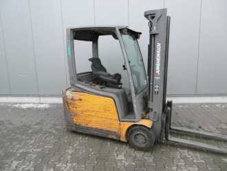 Használt targonca JUNGHEINRICH EFG 218 GE120-330ZZ ELEKTRO DREIRADFRONTSTAPLER (12776602)
