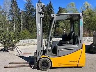 Használt targonca JUNGHEINRICH EFG 218k - 550DZ ELEKTRO DREIRADFRONTSTAPLER (13038904)