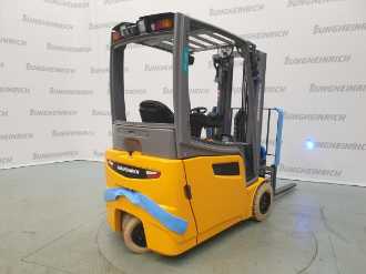 Használt targonca JUNGHEINRICH EFG 218k SP GE 115-425 DZ ELEKTRO VIERRADFRONTSTAPLER (13043152)