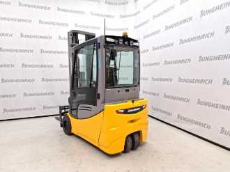 Használt targonca JUNGHEINRICH EFG 220 SP ZVG 120-550 DZ ELEKTRO VIERRADFRONTSTAPLER (13057828) backdrop