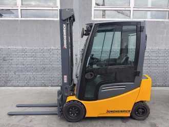 Használt targonca JUNGHEINRICH EFG 316 Baujahr 2014 Stunden 3924 Akku 2023 ELEKTRO VIERRADFRONTSTAPLER (13074498)