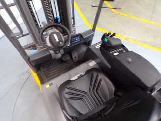 Használt targonca JUNGHEINRICH EFG 318k SP GE 115-600 DZ ELEKTRO VIERRADFRONTSTAPLER (12986592)