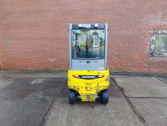 Használt targonca JUNGHEINRICH EFG 320 ELEKTRO VIERRADFRONTSTAPLER (12997063)