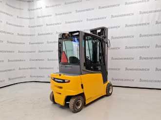 Használt targonca JUNGHEINRICH EFG 320 SP GE 100-550DZ ELEKTRO VIERRADFRONTSTAPLER (13024065)