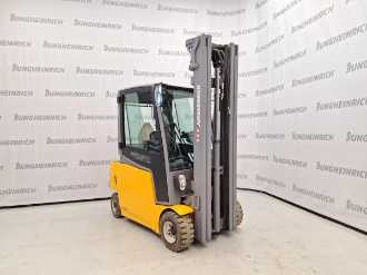 Használt targonca JUNGHEINRICH EFG 320 SP GE 100-550DZ ELEKTRO VIERRADFRONTSTAPLER (13024065)