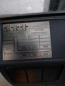 Használt targonca JUNGHEINRICH EFG 425K SP ELEKTRO VIERRADFRONTSTAPLER (13072103)