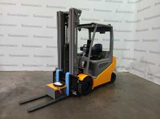 Használt targonca JUNGHEINRICH EFG 430 SP G+E 115-550 DZ ELEKTRO VIERRADFRONTSTAPLER (13047505) backdrop
