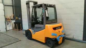 Használt targonca JUNGHEINRICH EFG 540k SP GE 115 - 403 ZZ ELEKTRO VIERRADFRONTSTAPLER (13076364)