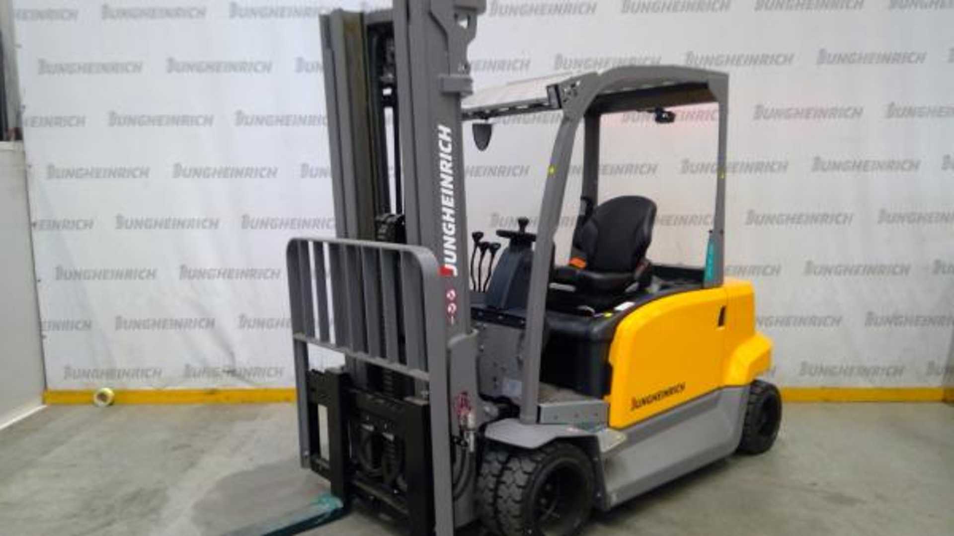Használt targonca JUNGHEINRICH EFG BC 330 500DZ ELEKTRO VIERRADFRONTSTAPLER (13070624)
