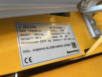 Használt targonca JUNGHEINRICH EFG216k ELEKTRO DREIRADFRONTSTAPLER (13036285)