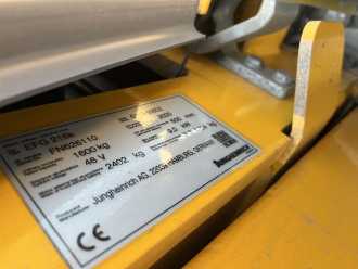 Használt targonca JUNGHEINRICH EFG216k ELEKTRO DREIRADFRONTSTAPLER (13036286)