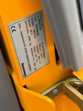 Használt targonca JUNGHEINRICH EFG216k ELEKTRO DREIRADFRONTSTAPLER (13066413)
