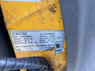 Használt targonca JUNGHEINRICH EFG425k ELEKTRO VIERRADFRONTSTAPLER (13073445)