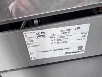 Használt targonca JUNGHEINRICH EJC 110 Baujahr 2020 HH 2,5 M/ TOP ZUSTAND ELEKTRO HOCHHUBWAGENDEICHSEL (13074911)