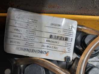 Használt targonca JUNGHEINRICH EJC 112 ELEKTRO SCHUBMASTSTAPLER (12949817)