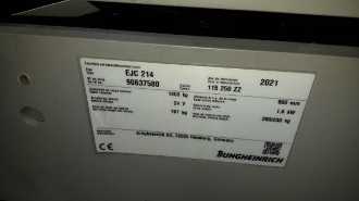 Használt targonca JUNGHEINRICH EJC 214 115 250 ZZ ELEKTRO HOCHHUBWAGENDEICHSEL (13034759)