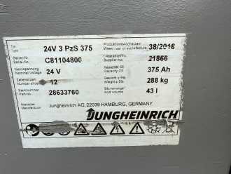 Használt targonca JUNGHEINRICH EJC 214 Baujahr 2016 HH 2700 MIt Waage ELEKTRO HOCHHUBWAGENDEICHSEL (13056879)