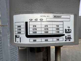 Használt targonca JUNGHEINRICH EJC 216 LITHUIM Baujahr 2017 Stunden 2283 / tRIPLEX 3,99m ELEKTRO HOCHHUBWAGENDEICHSEL (13044683)